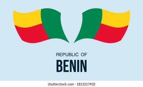 benin flag state symbol isolated 260nw 1813217932
